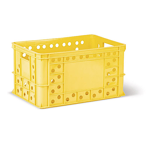 Пищевой пластиковый ящик тип В 324 для хлебобулочных изделий