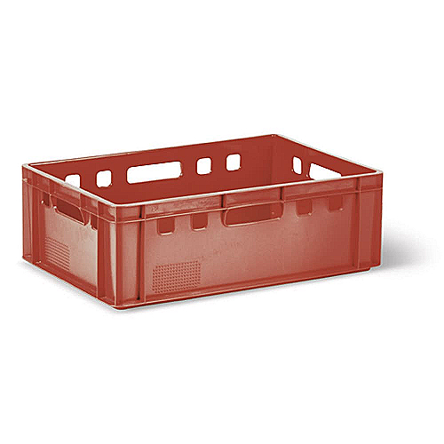 Харчовий пластиковий ящик тип E2 для м'яса, фаршу, птиці (вторинний)